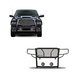 Black Horse Off Road Grille Guards RU-DORA09-B-PLFR