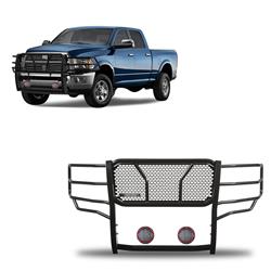 Black Horse Off Road Grille Guards RU-DORA10-B-PLFR