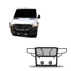 Black Horse Off Road Grille Guards RU-DOSP07-B-PLFB