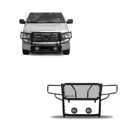 Black Horse Off Road Grille Guards RU-FOF109-B-PLFB