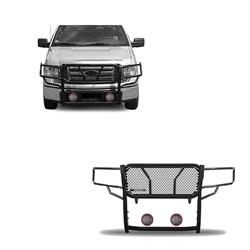 Black Horse Off Road Grille Guards RU-FOF109-B-PLFR