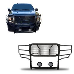 Black Horse Off Road Grille Guards RU-FOF115-B-PLFB