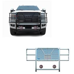 Black Horse Off Road Grille Guards RU-FOF217-B-PLFR