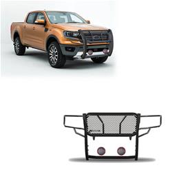 Black Horse Off Road Grille Guards RU-FORA19-B-PLFR