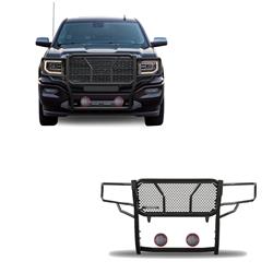 Black Horse Off Road Grille Guards RU-GMSI14-B-PLFR