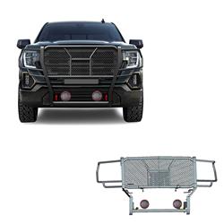 Black Horse Off Road Grille Guards RU-GMSI19-B-PLFR