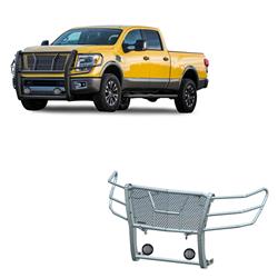 Black Horse Off Road Grille Guards RU-NIXD16-B-PLFB
