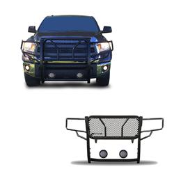 Black Horse Off Road Grille Guards RU-TOTU07-B-PLFB