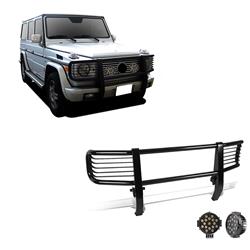 Black Horse Off-Road Modular Grille Guards for 2002-2008 G500, 2003-2010 G55 AMG - PGBZA008A-PLB