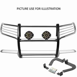 Black Horse Off-Road Modular Grille Guards for 2016-2020 PILOT - 17H151402MSS-PLB