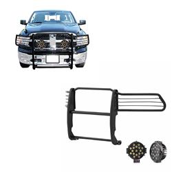 Black Horse Off-Road Modular Grille Guards for 2011-2018 1500, 2019-2020 1500 CLASSIC, 2009-2010 RAM 1500 - 17DG109MA-PLB