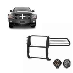 Black Horse Off-Road Modular Grille Guards for 2003-2005 RAM 3500, RAM 2500, 2002-2005 RAM 1500 - 17DG105MA-PLB