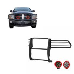 Black Horse Off-Road Modular Grille Guards for 1994-2002 RAM 3500, RAM 2500, 1994-2001 RAM 1500 - 17DG100MA-PLR
