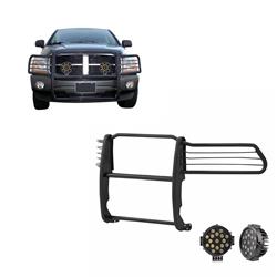 Black Horse Off-Road Modular Grille Guards for 1994-2002 RAM 3500, RAM 2500, 1994-2001 RAM 1500 - 17DG100MA-PLB