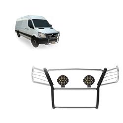 Black Horse Off-Road Modular Grille Guards 17D502MSS-PLB