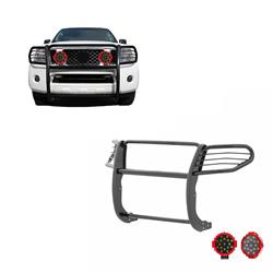 Black Horse Off-Road Modular Grille Guards for 2005-2021 FRONTIER, 2005-2007 PATHFINDER - 17A110200MA-PLR
