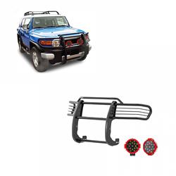 Black Horse Off-Road Modular Grille Guards for 2007-2014 FJ CRUISER - 17A098600MA-PLR