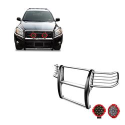 Black Horse Off-Road Modular Grille Guards for 2006-2018 RAV4 - 17A093902MSS-PLR