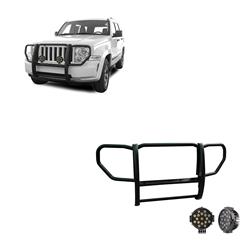 Black Horse Off-Road Modular Grille Guards for 2008-2012 LIBERTY - 17A086400A-PLB