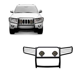 Black Horse Off-Road Modular Grille Guards for 2005-2010 GRAND CHEROKEE - 17A080200MA-PLB
