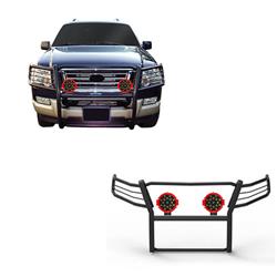 Black Horse Off-Road Modular Grille Guards for 2006-2010 EXPLORER - 17A047600MA-PLR
