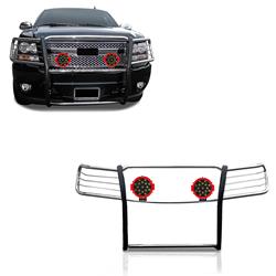 Black Horse Off-Road Modular Grille Guards for 2007-2014 TAHOE, SUBURBAN 1500, 2007-2013 AVALANCHE - 17A037400MSS-PLR