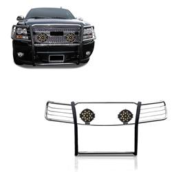 Black Horse Off-Road Modular Grille Guards for 2007-2014 TAHOE, SUBURBAN 1500, 2007-2013 AVALANCHE - 17A037400MSS-PLB