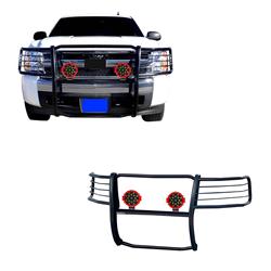 Black Horse Off-Road Modular Grille Guards for 2007-2014 TAHOE, SUBURBAN 1500, 2007-2013 AVALANCHE - 17A037400MA-PLR