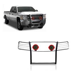 Black Horse Off-Road Modular Grille Guards for 2007-2013 SILVERADO 1500 - 17A035700A2MSS-PLR