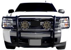 Black Horse Off-Road Modular Grille Guards for 2007-2013 SILVERADO 1500 - 17A035700A2MA-PLB