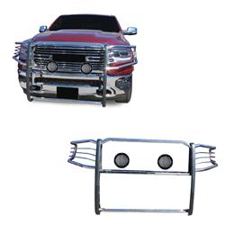 Black Horse Off-Road Modular Grille Guards for 2019-2025 1500 - 17DG111MSS-PLFB