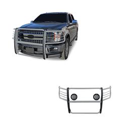 Black Horse Off-Road Modular Grille Guards for 2015-2025 F-150, 2022-2025 F-150 LIGHTNING - 17FP32MSS-PLFB