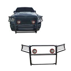Black Horse Off-Road Modular Grille Guards for 2019-2025 1500 - 17DG111MA-PLFR