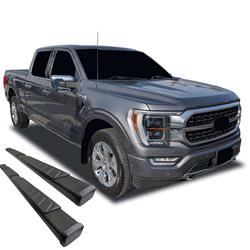 Black Horse Off-Road Summit Running Boards for 2015-2017 F-150 - SU-FO0279BK