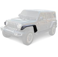 Black Horse Off-Road Fender Flares for 2020-2023 GLADIATOR, 2018-2023 WRANGLER - TFFJL1