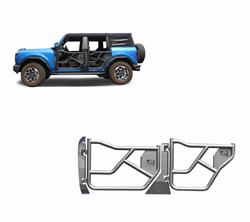 Black Horse Off-Road Tubular Door Sets for 2021-2023 BRONCO - TFRDFB21