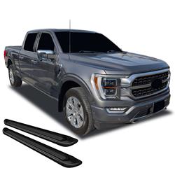 Black Horse Off-Road Transporter Running Boards for 2017-2020 F-350 SUPER DUTY, F-250 SUPER DUTY, 2015-2020 F-150 - TR-F291