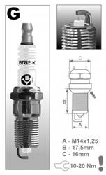 BRISK USA Spark Plugs GR17YS