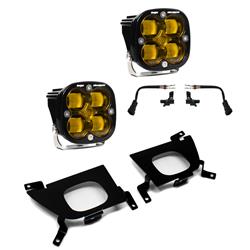 Baja Designs Squadron SAE Pocket Fog Lights for 2020-2022 SILVERADO 3500 HD, SILVERADO 2500 HD, 2019-2022 SILVERADO 1500 - 447529