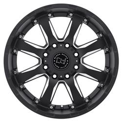 Black Rhino Sierra Gloss Black with Milled Spoke Wheels 20x11.5