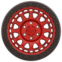 Black Rhino Primm Beadlock Gloss Candy Red with Black Ring Wheels 17x8.5