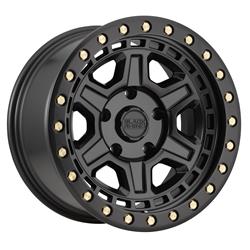 Black Rhino Reno Matte Black with Brass Bolt Wheels