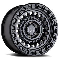 Black Rhino Sentinel Matte Black Wheels 17x8.5