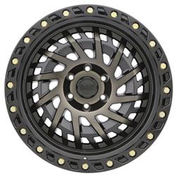 Black Rhino Shredder Matte Black with Dark Machined Face Wheels 17x9