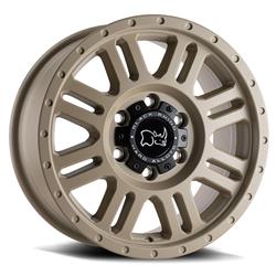 Black Rhino Yellowstone Matte Desert Sand Wheels 18x8
