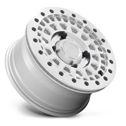 Black Rhino Parker UTV Silver Beadlock Wheels with Mirror-Cut Face 14x7