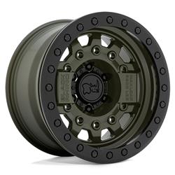 Black Rhino Avenger Olive Drab Green Beadlock Wheels 17x8.5