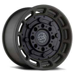 Black Rhino Warthog Olive Drab Green Wheels with Black Center 17x8.5