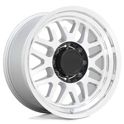 Black Rhino Delta Gloss Silver Wheels with Mirror Face and Lip 17x9.5