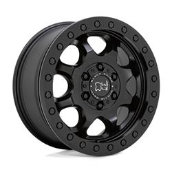 Black Rhino Venture Matte Black Beadlock Wheels 17x8